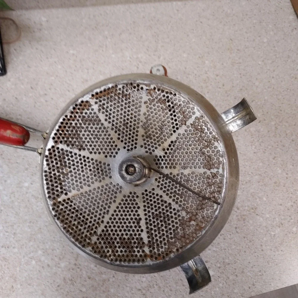 Vintage Foley Food Mill Masher With Red‎ Wood Handles